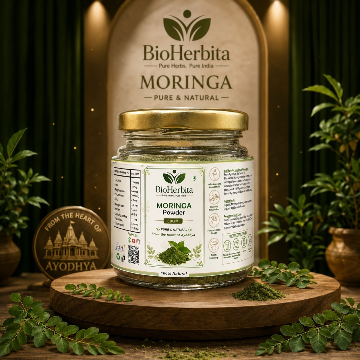 BioHerbita Moringa Powder — Start Your Day the Natural Way